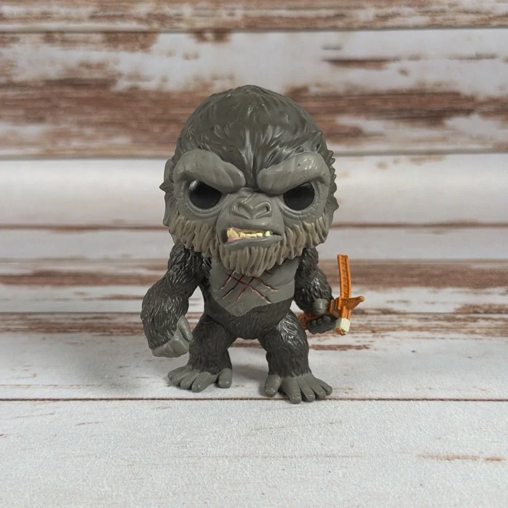 Funko Pop Godzilla vs Kong Battle Scarred Kong #1022 Loose Vinyl Figure